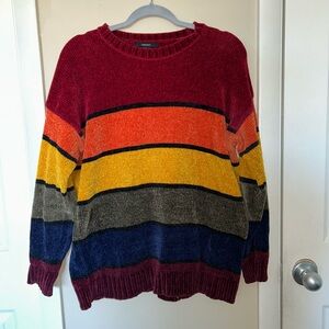 Forever 21 Multicolor Striped Sweater